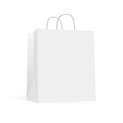 Bolsa de papel blanca personalizable - Imagen 1